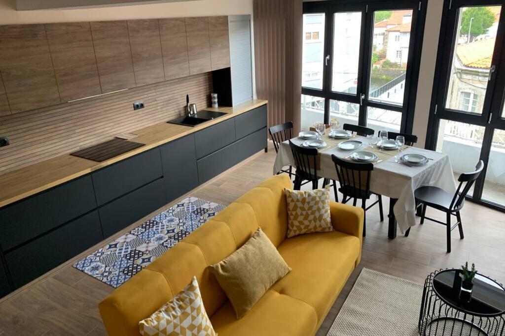 Duplex Con Terraza Villa Ponte Do Porto Luaran gambar